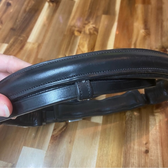 English Bridal Flash Noseband Cavesson Truly Canadian leather Black - Picture 5 of 6